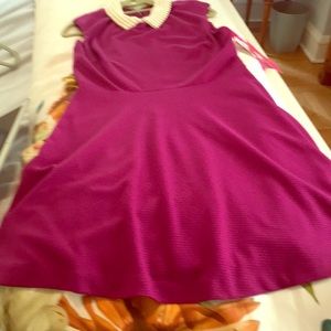 Betsey Johnson dress with Pearl Collar